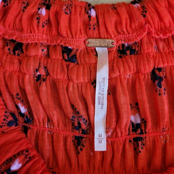 Free People Off the Shoulder Flowy Top - Picture 6 of 13